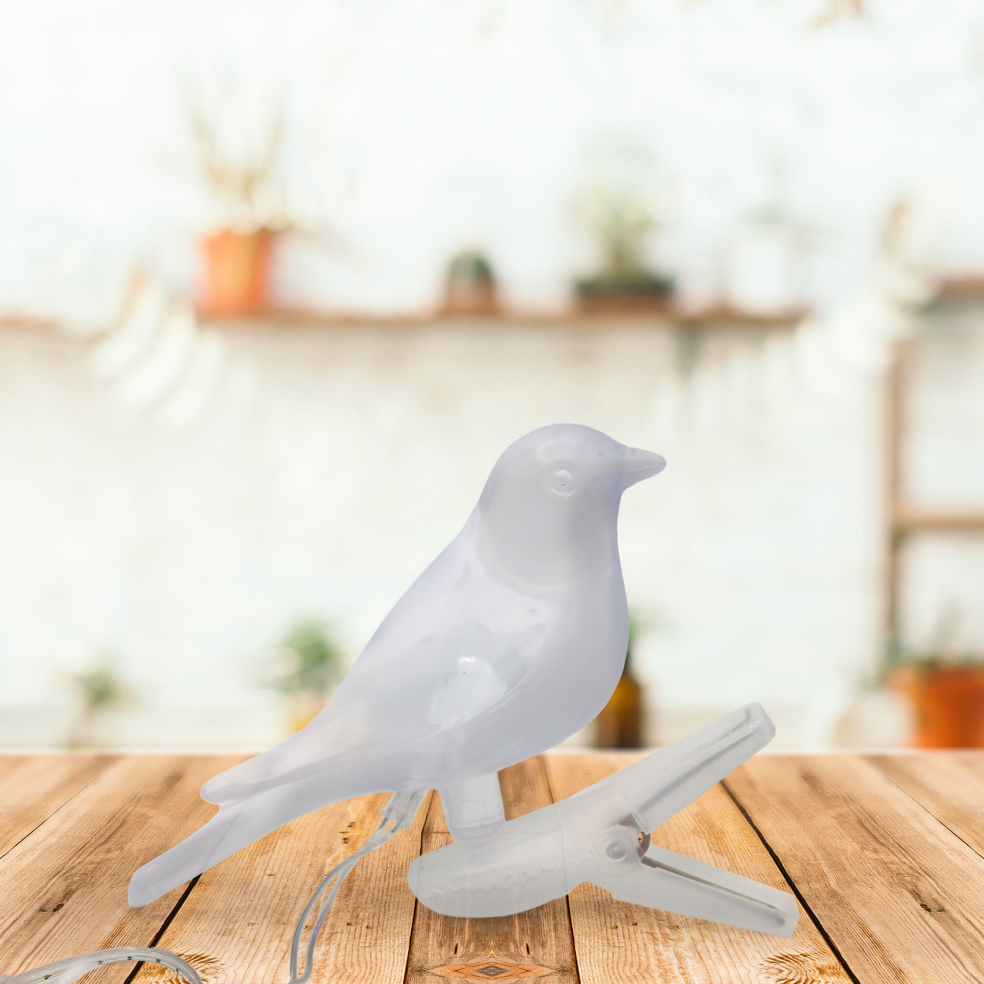 Ghirlanda luminosa uccelli solari FISHTEC 5 uccelli LED multicolore staccabili Pannello solare Decorazione giardino balcone terrazza - 6