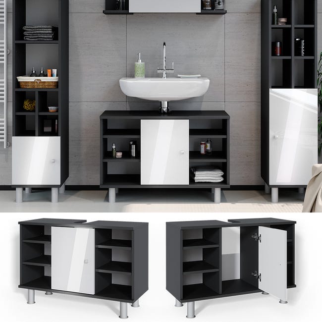 Meuble salle de bain Fynn 30175 | Je commande ! | home24 Meuble salle de bain Fynn 30175 | Je commande ! | home24