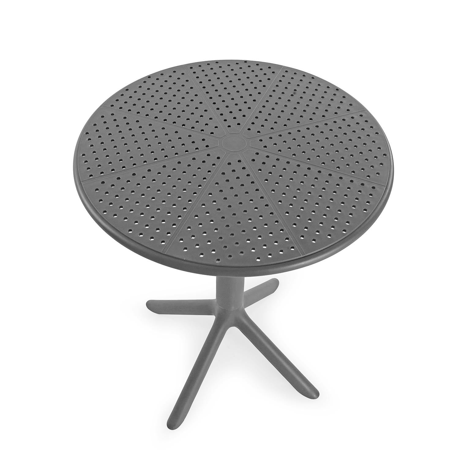 Tavolino da cocktail stile moderno Versa, misure 75 cm, grigio - 2