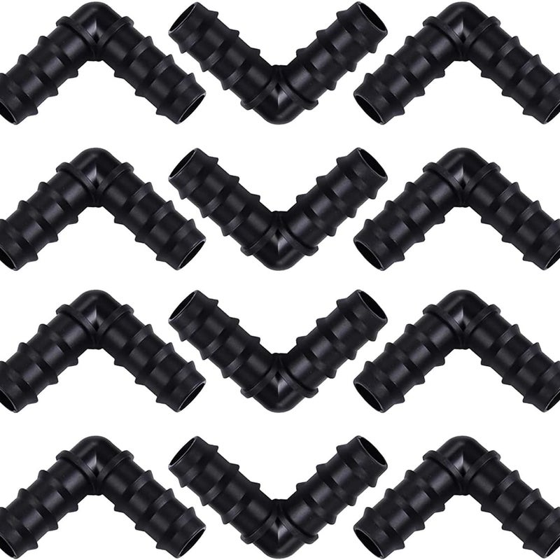 12 szt. złączy do węży do systemu nawadniającego 16 mm (łokciowych)