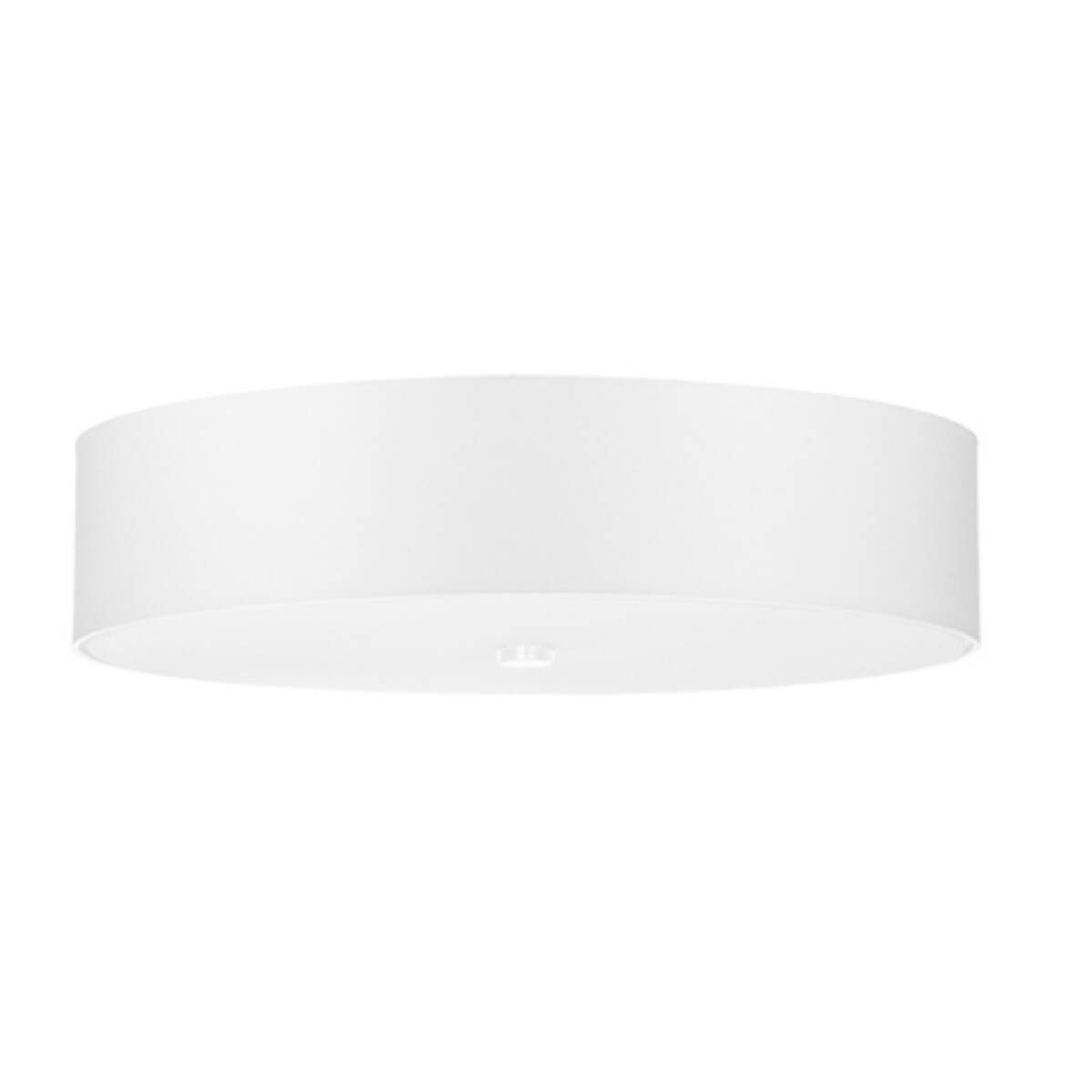 Plafon Skala okrągły biały 5xE27x15W wym: 16 x 50 cm IP20 tkanina Sollux Lighting