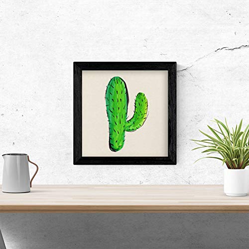 Cactus Portafortuna All'Uncinetto Con Messaggio Ispirazionale - 16 Cm, Pianta Morbida In Lana, Decorazione Positiva Per Casa E Ufficio