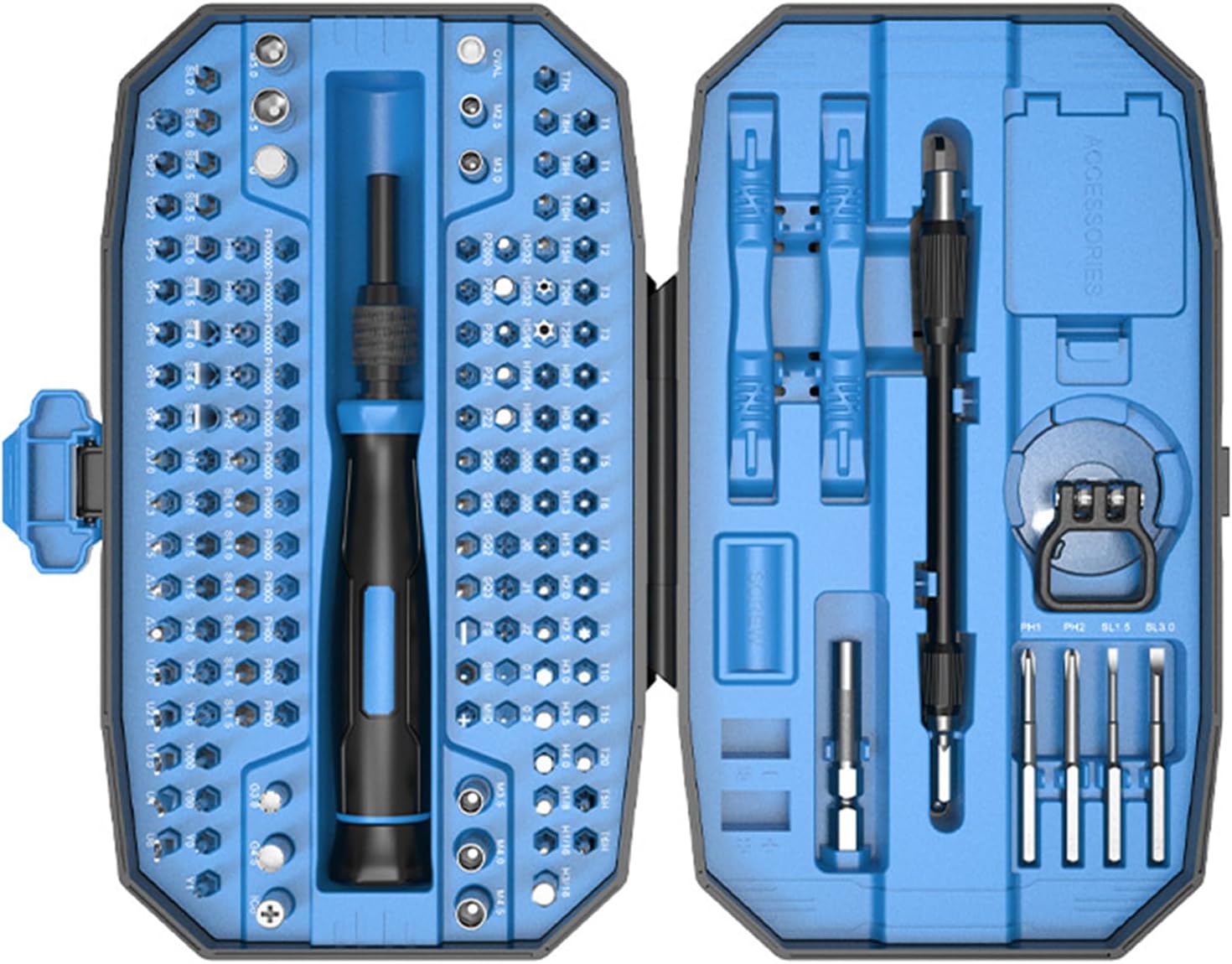 Coffret de douilles 108 pièces avec 40 embouts - Outils professionnels