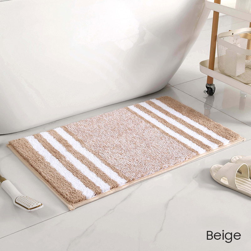 50x80CM Tapis De Cuisine Absorbant, Tapis De Salle De Bain à Séchage Rapide, Tapis De Salle De Bain A Sechage Rapide Tapis De Salle De Bain Antiderapant Facile A Nettoyer Beige 95627129