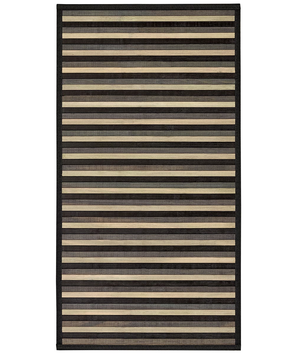 Dywan bambusowy 55x100 czarny | GalleriaFarah1970