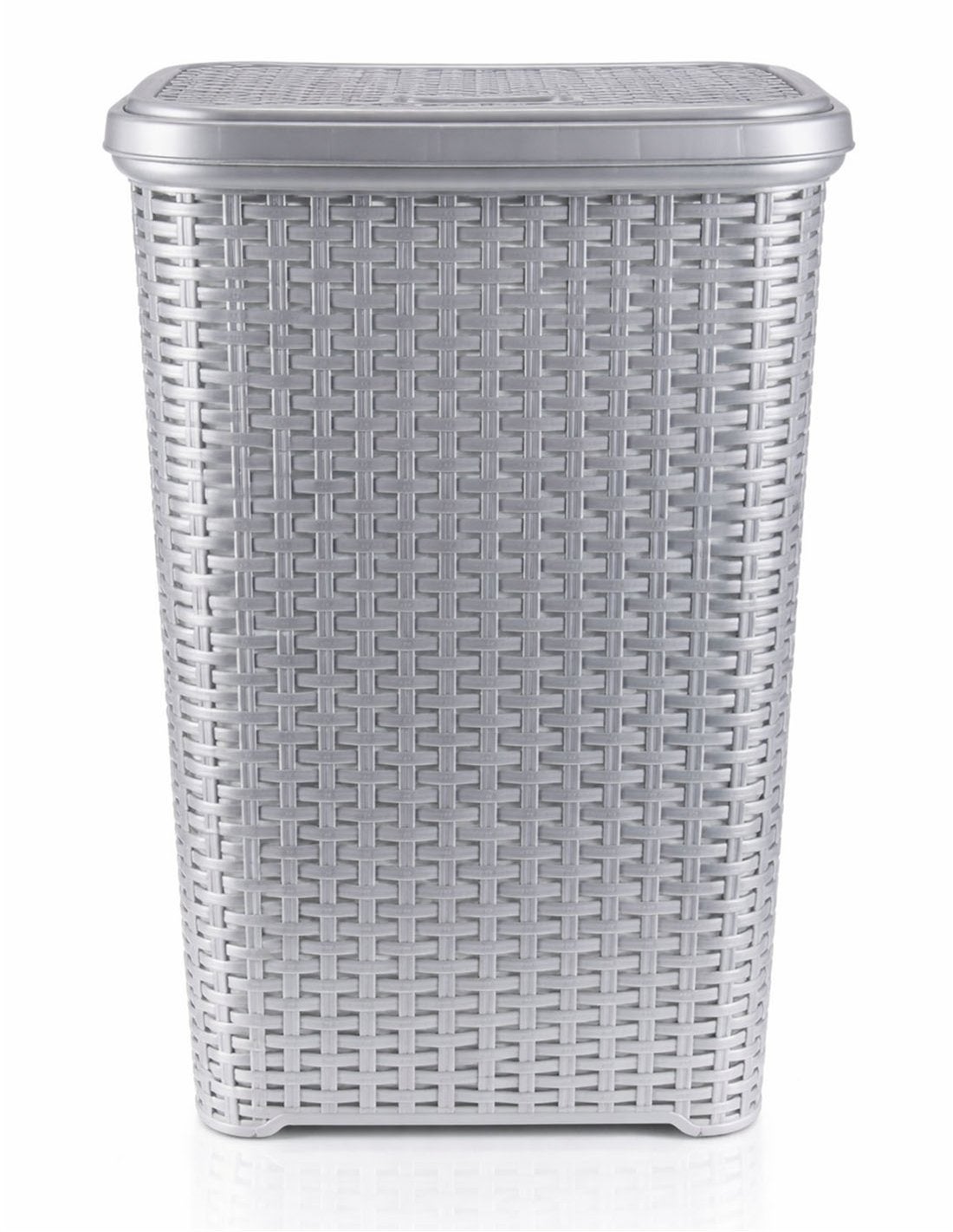 JARDIN202 - Cesto Ropa Sucia Pongotodo con Tapa y Asas | Cesta Colada Plástico Ratán | Cubo Ropa Sucia Ventilado | Baño Dormitorio | 38L/60L | 60 lit - 2