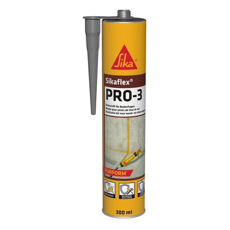 Sikaflex PRO-3 Purform - Sellador de PU para juntas de suelo EC 1 PLUS - Sika - Bolsa de 600 ml Blanco - 2