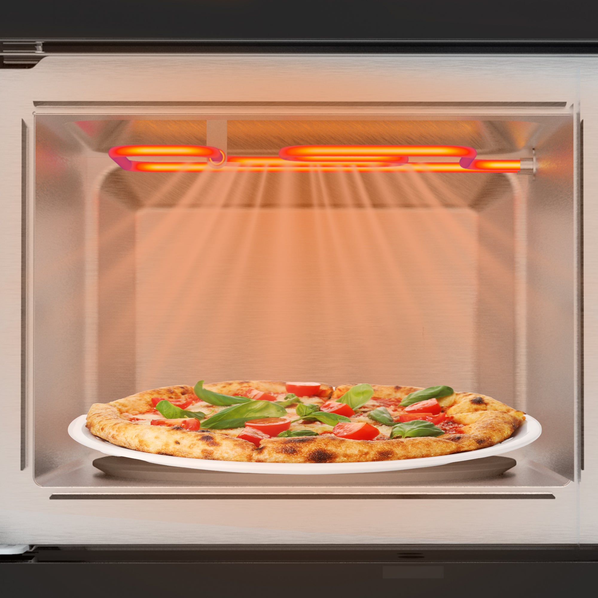 Micro-ondes encastrable COMFEE CBMAM820BJL-BK - 800W - L59,5 x H38,8 x P40 cm- 20L - Noir - 8