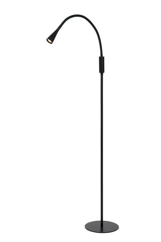 Lampa podłogowa stojąca Zozy czarna LED 3W 3000K 250lm wym: 145 x 13,5 x 8,5 cm metal Lucide