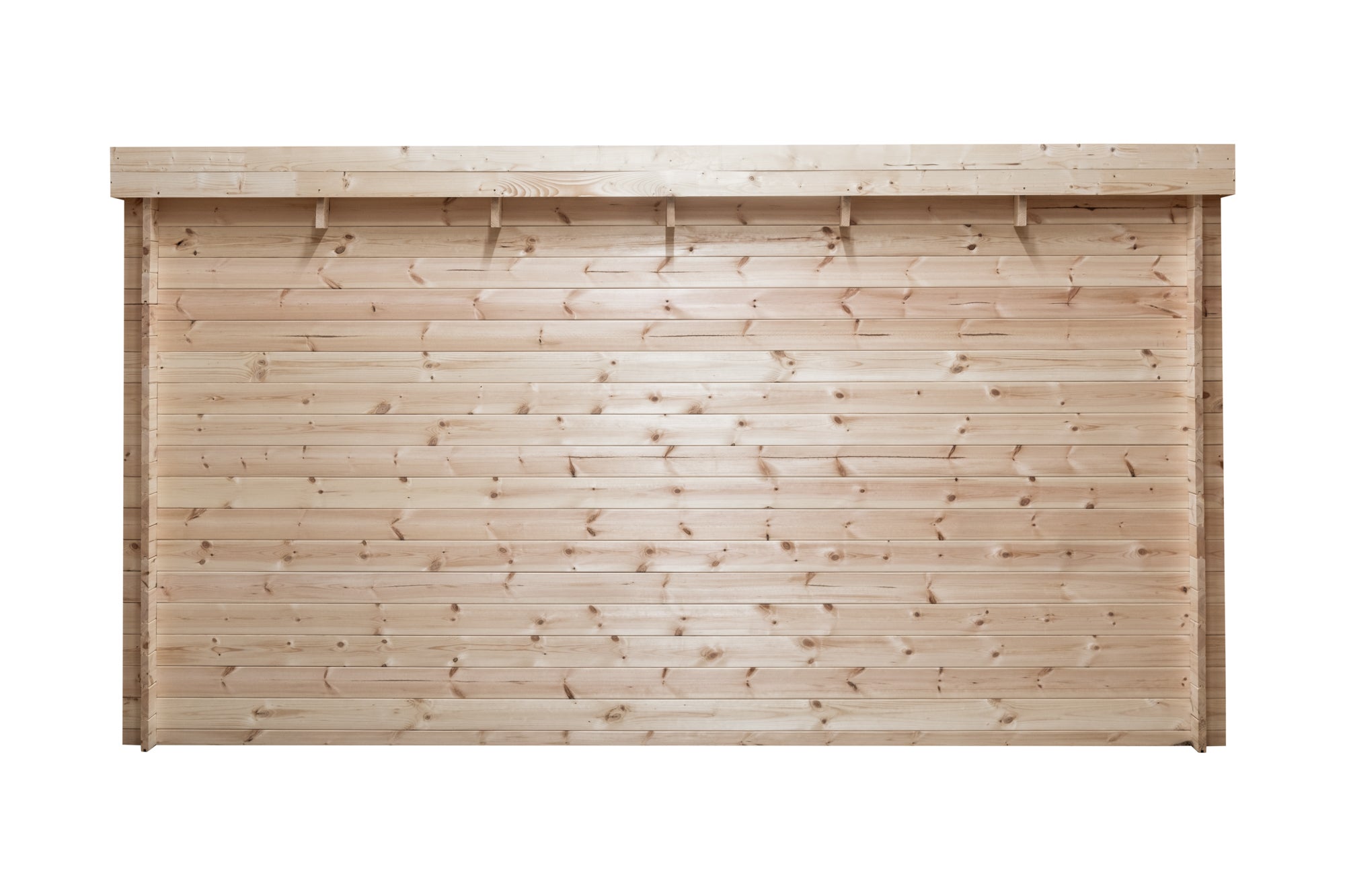Abri de jardin en bois brut, ep 28mm, surface utile 9.9m² INT023/INEKSA - 5