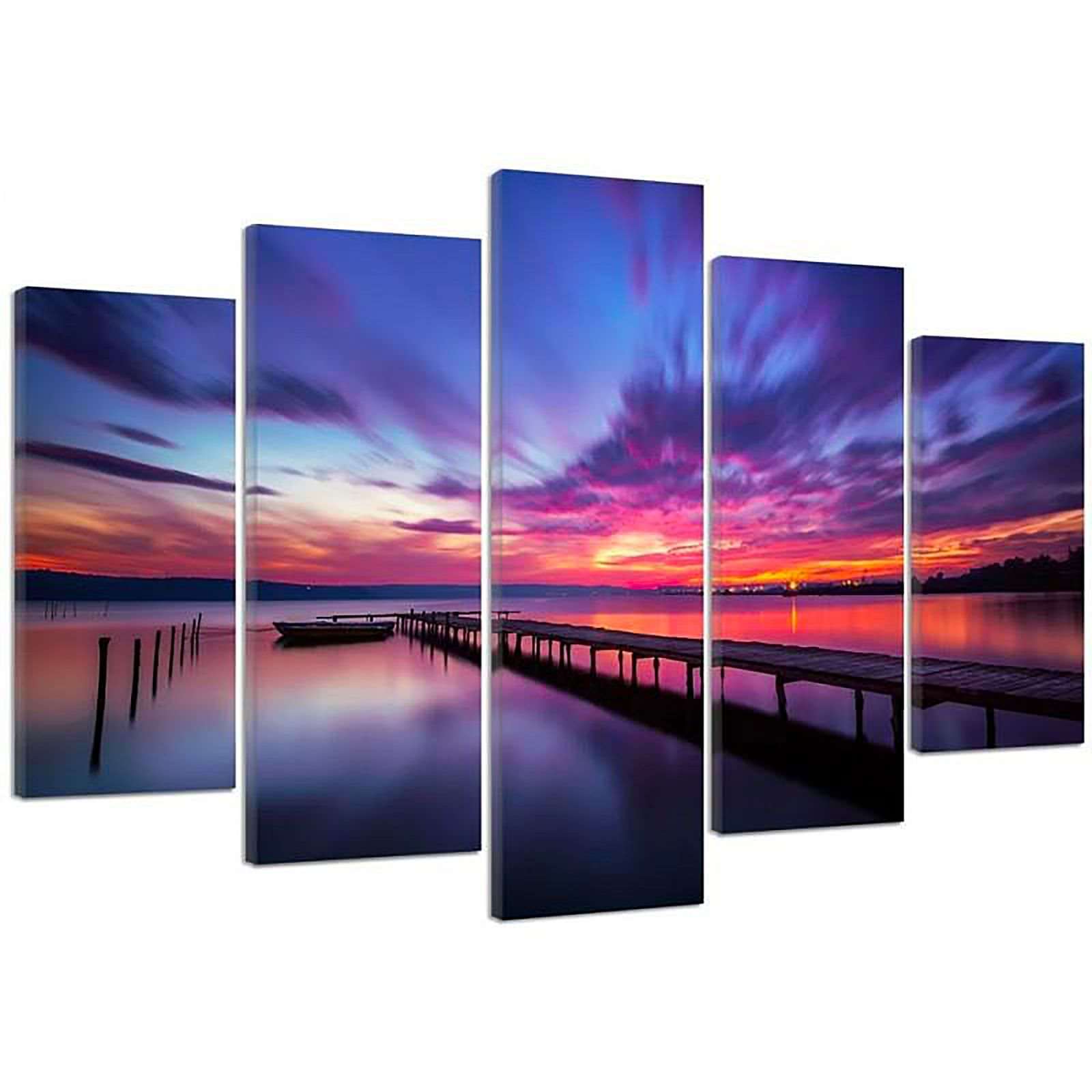 Tableau ciel plein de couleur - 150 x 100 cm - 2