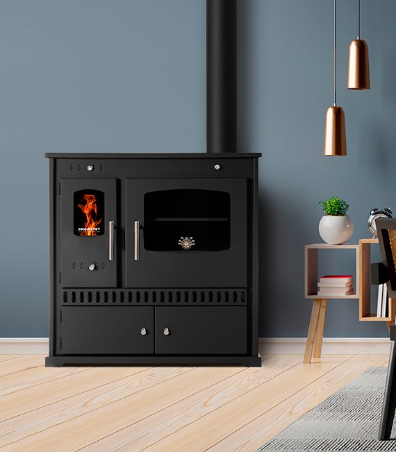 Estufa de leña chimenea recta Perfect Eco