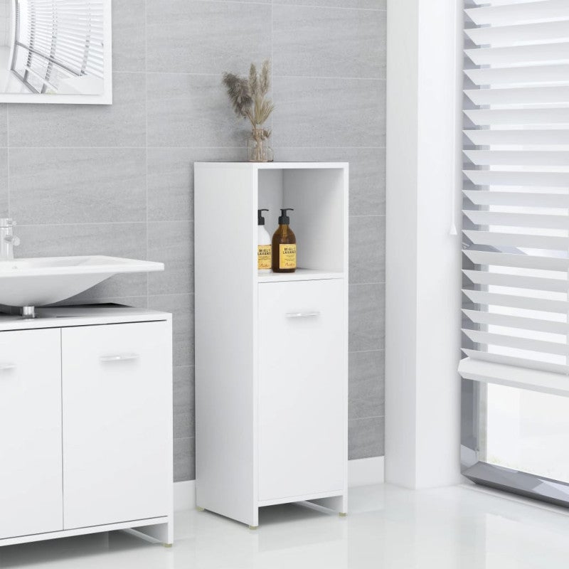 Armoire De Salle De Bain VidaXL – 2 Tiroirs + Compartiment – Style Scandinave Gris Sonoma – Bois D'ingénierie