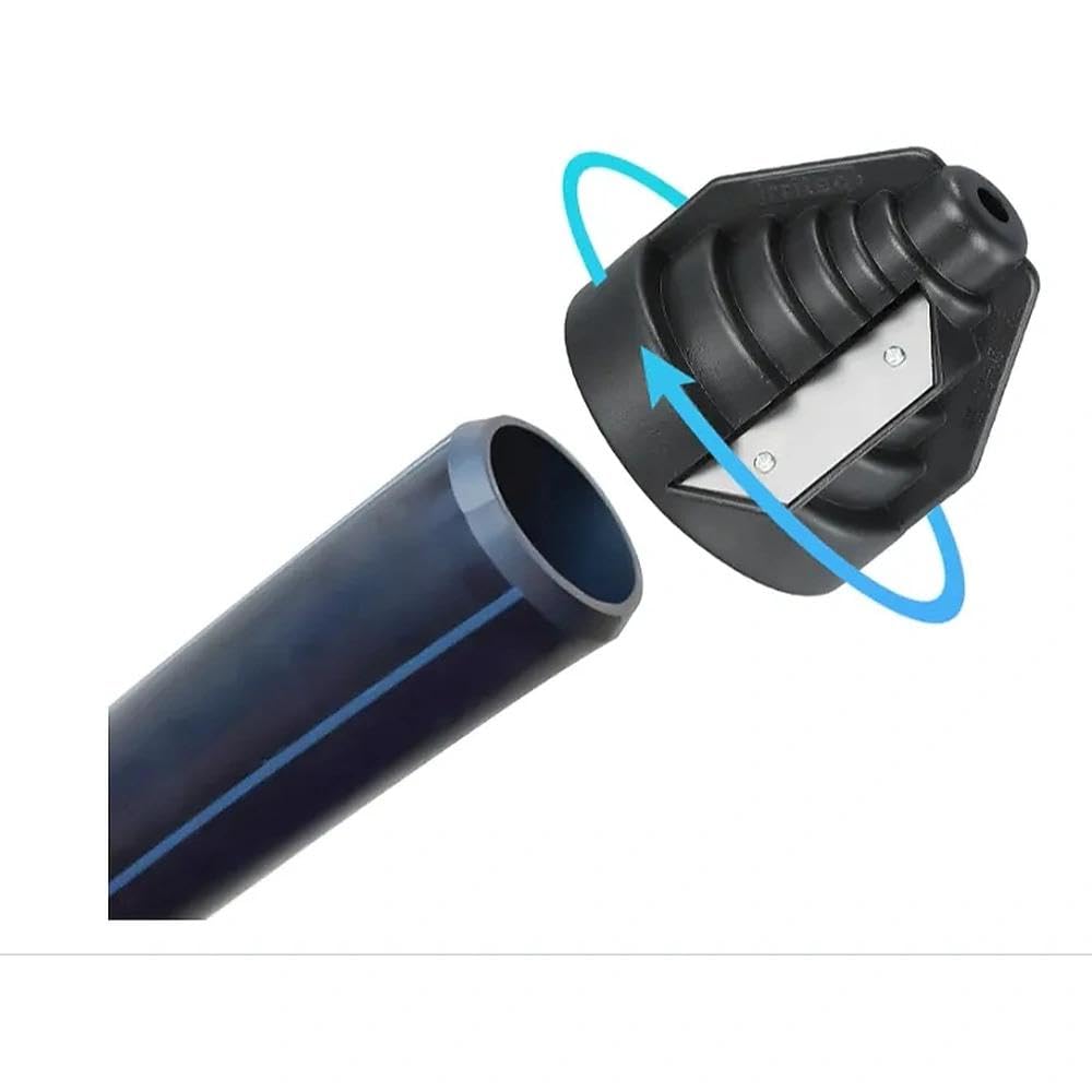 Chanfreineur pour tubes en plastique,ebavureur multicouche PE, ebavureur cuivre pour tubes en plastique de 20 à 63 mm, idéal pour les tubes - 3