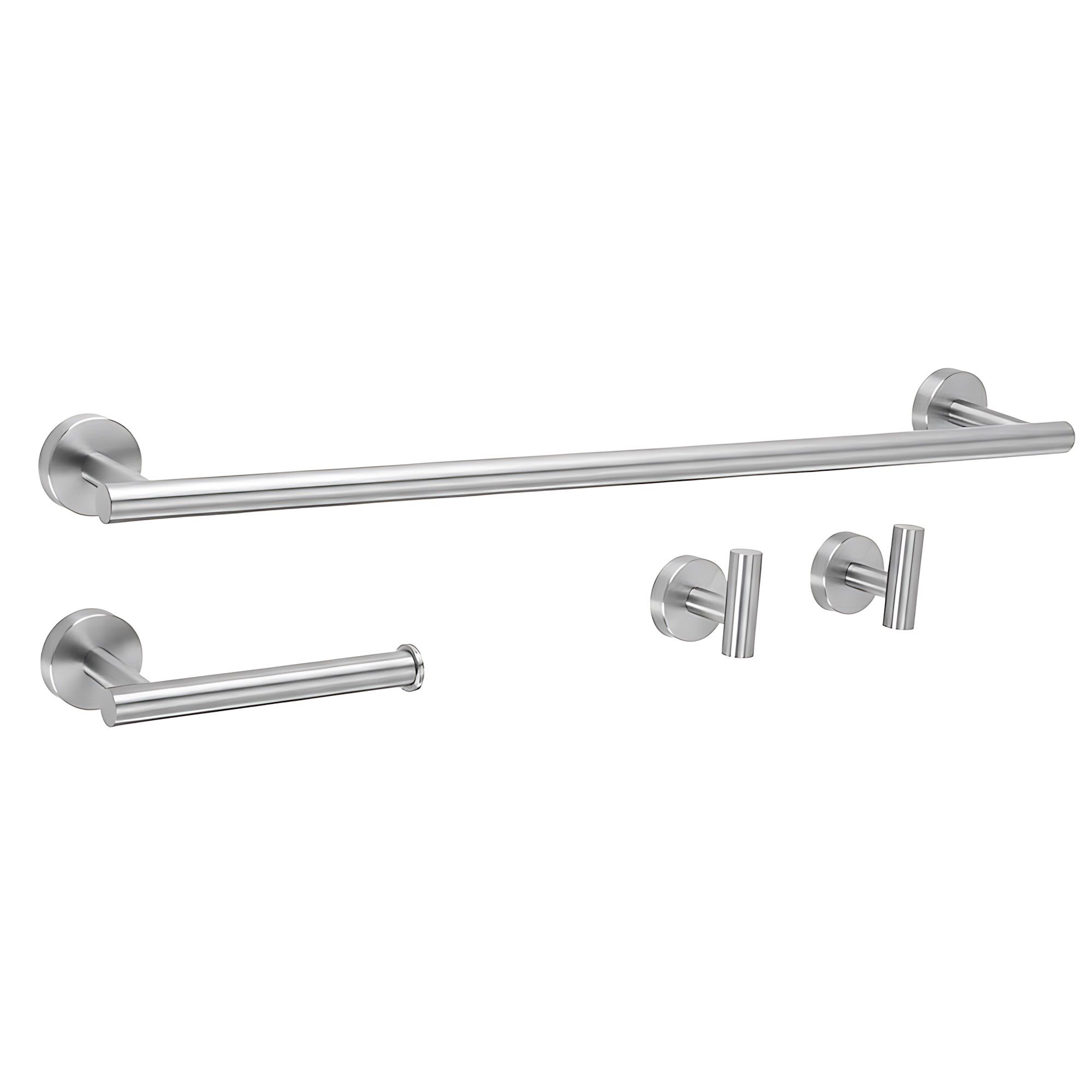 Rea Set Accesorii Pentru Baie Ari Brush Nickel 4 Piese