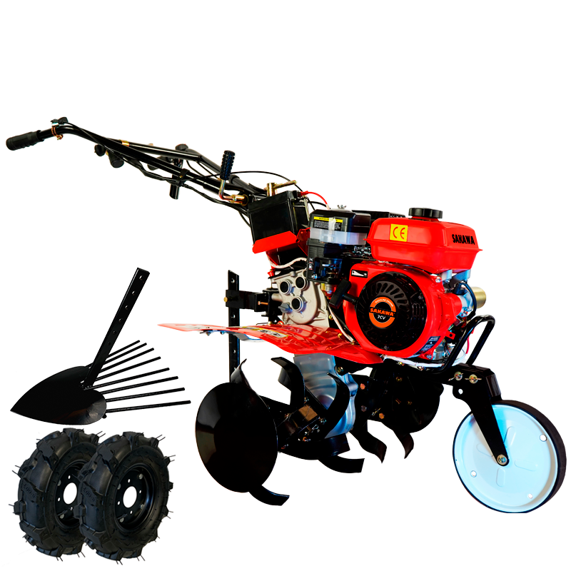 Motoculteur motobineuse 7 CV – Démarrage électrique, 2 vitesses avant et 1 arrière