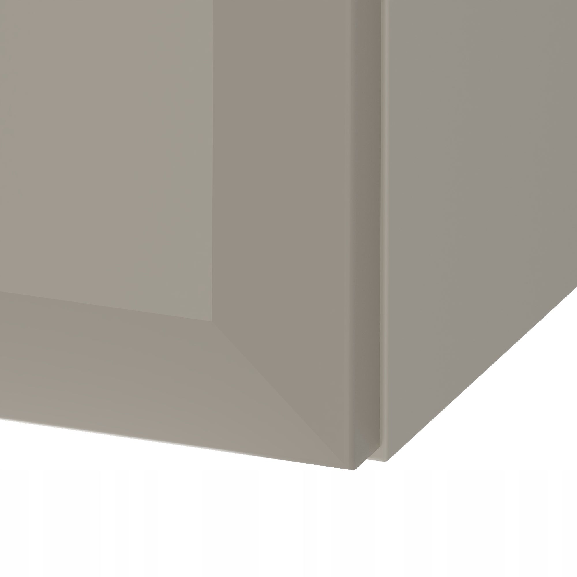 Szafka łazienkowa DELICA 60 cm kaszmir wisząca 2 szuflady frezowane MDF mat - 8