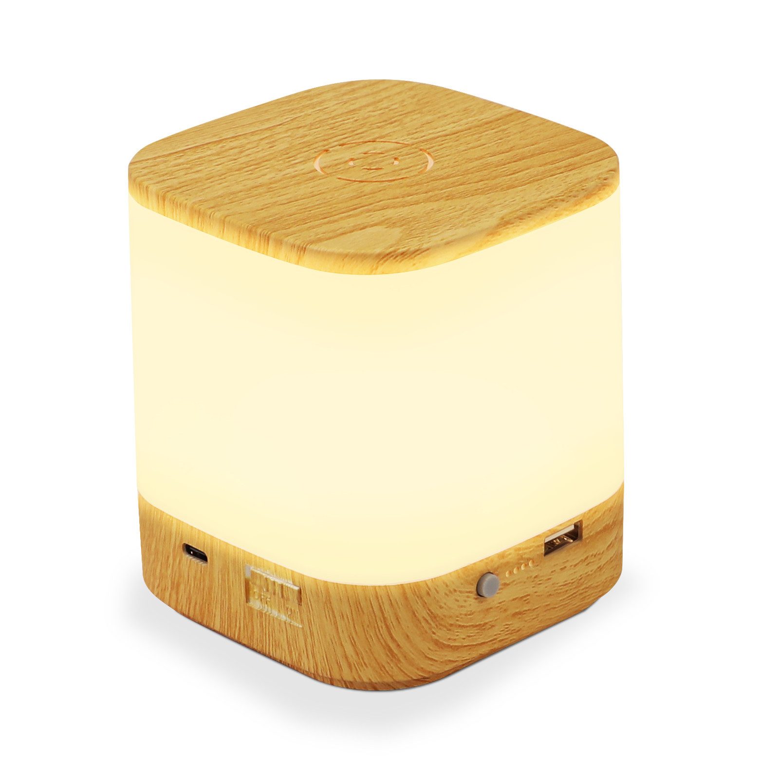 Lot de 2 lampes de table LED NETTLIFE avec 3 températures de couleur, lampe de chevet, batterie 3600 mAH, chargement USB - 8