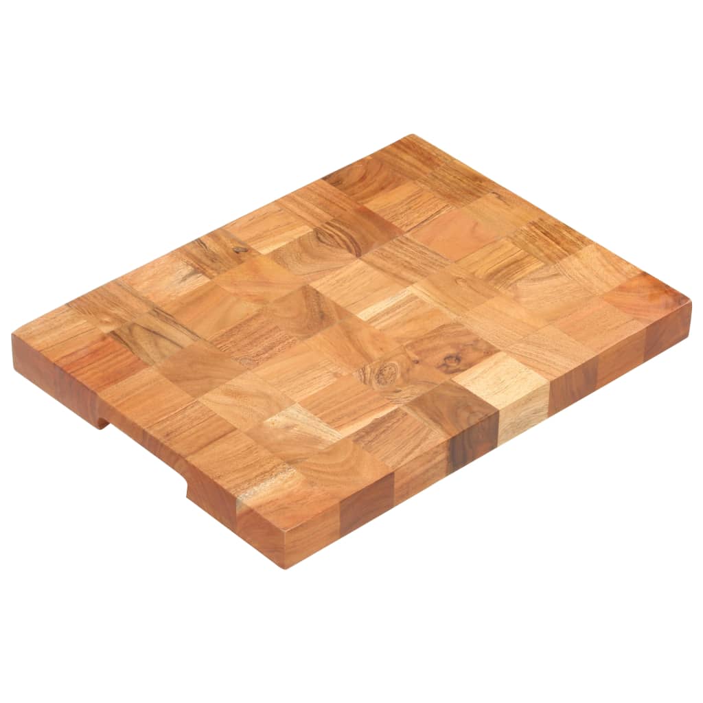 Moselota  Tabla De Cortar 40X30x3,8 Cm Madera Maciza De Acacia Carne , Leroy Merlin