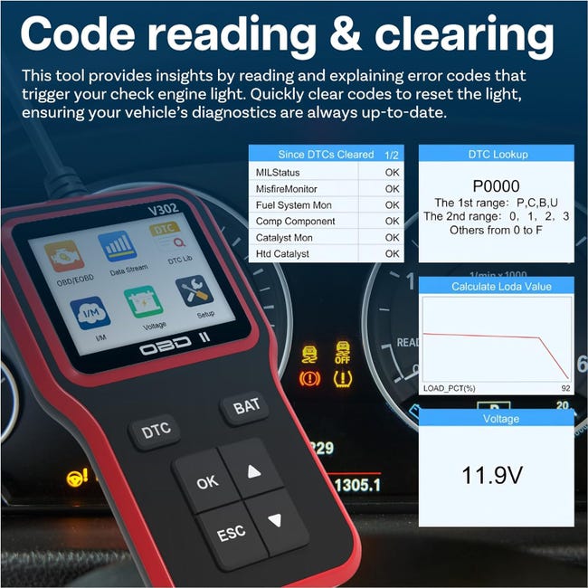 Lettore di codici di errore motore scanner universale, strumento Lettore di codici di errore motore scanner universale, strumento