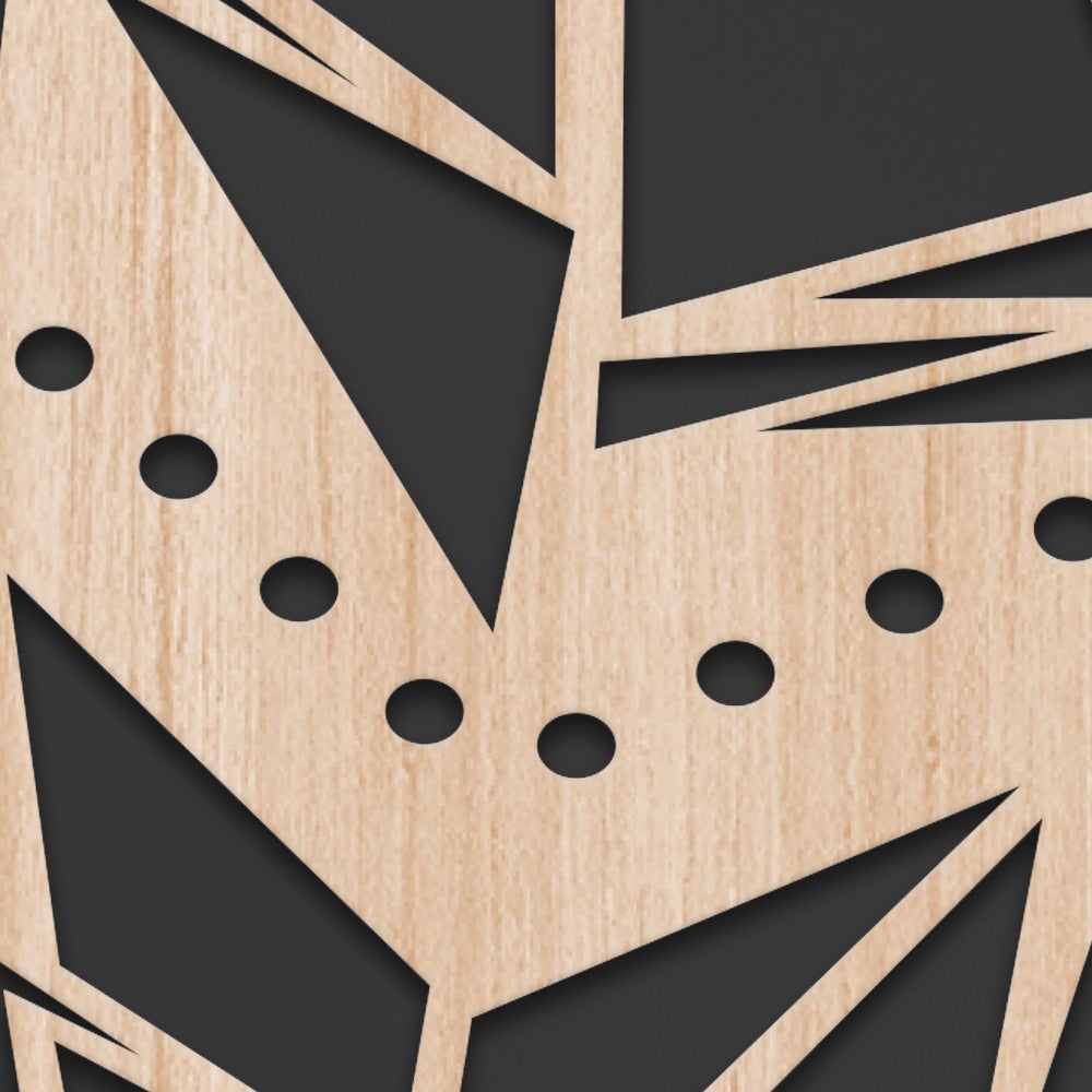 PLUMES 100x70 Cm - Cadre De Meuble Composite Bois Et PVC DÉCOUPÉ AU LASER - 2