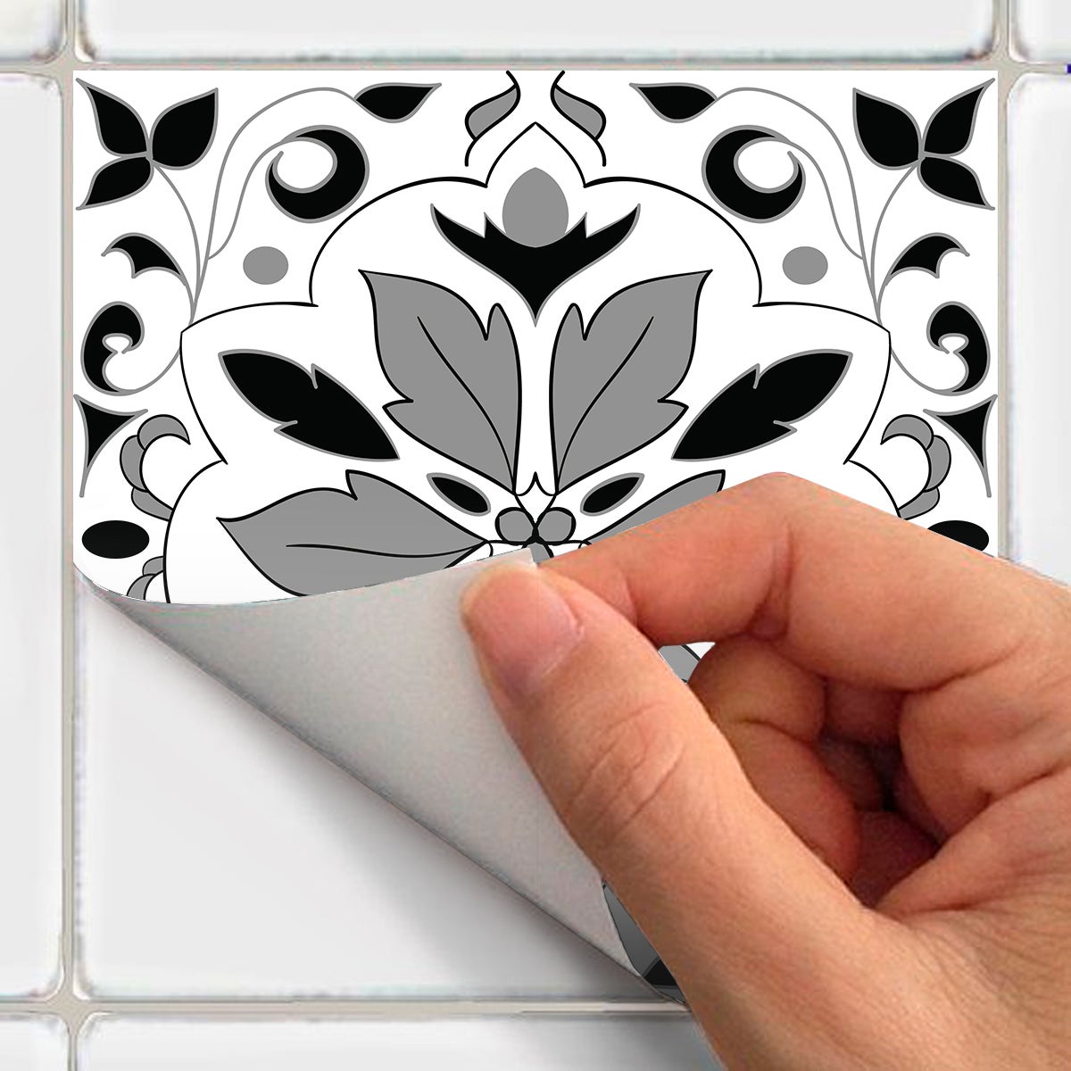 24 adesivi piastrelle di cemento azulejos arina - Sticker adesivo - adesivi murali - 24stickers10x10cm - 4