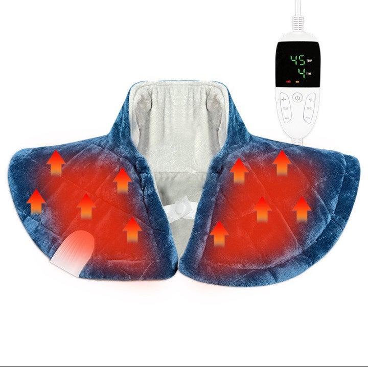 Poduszka rozgrzewająca na ramiona, plecy i kark, poduszka termoterapeutyczna do łagodzenia bólu, nagrzewanie w 5 sekund, 40℃ do 65℃