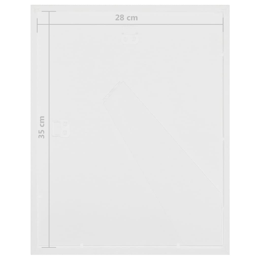Cadres photo 3D 3 pcs Blanc 28x35 cm pour photos 4x(10x15 cm) vidaXL - 3
