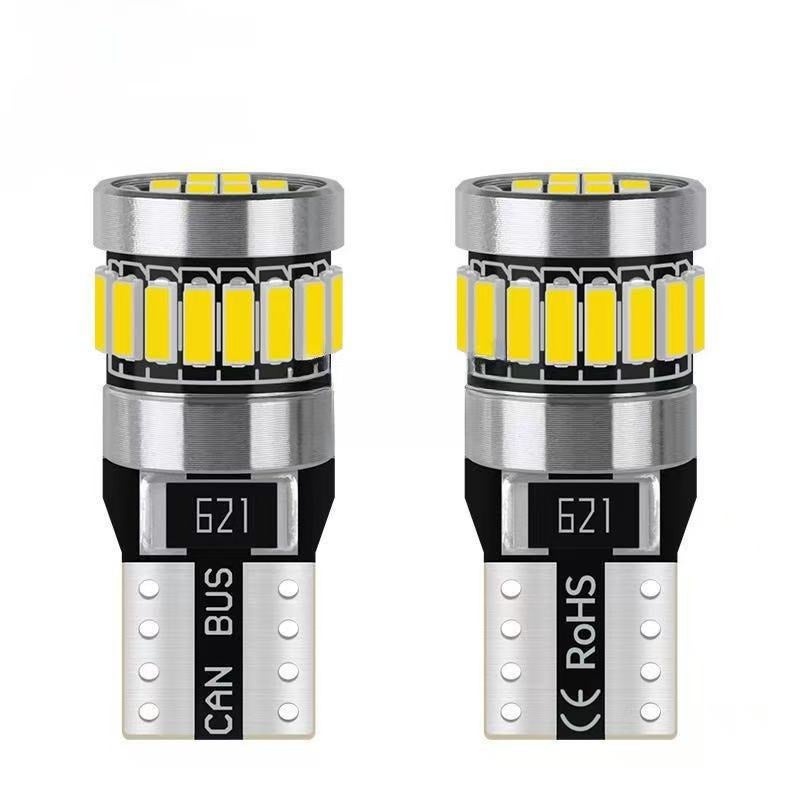 Zestaw 2 żarówek LED T10 (W5W) białych 6 000 K 12 V do świateł pozycyjnych, tablicy rejestracyjnej, oświetlenia wnętrza i postojowych