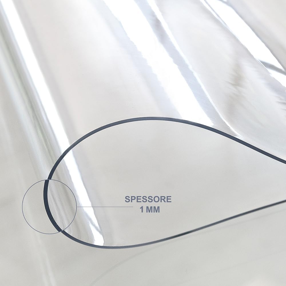 Pellicola Protettiva Tovaglia Trasparente Tavolo Mobili Antimacchia Al Metro - 3