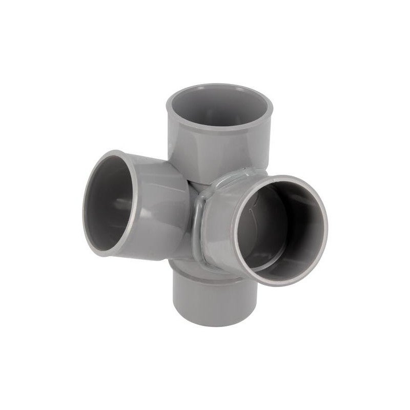Pvc 67 Croix d'angle PVC 67 degré 30 Mâle/Femelle, 50 | Leroy Merlin