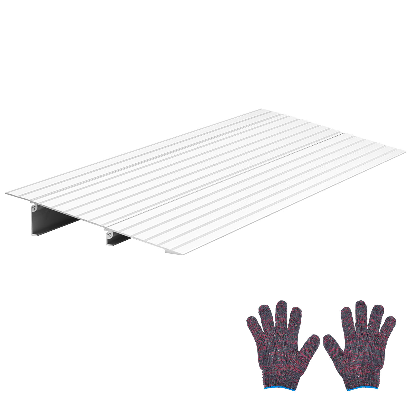 Rampa umbral puerta vevor para sillas ruedas, altura máxima 59 mm, carga máxima 363 kg, rampa de aleación de aluminio para sillas de ruedas, scooters