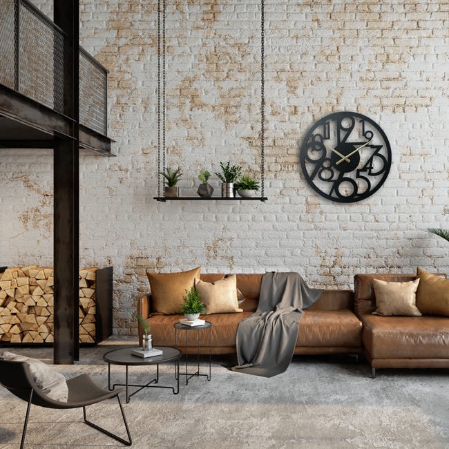 Rebecca Mobili Reloj Colgante Relojes Modernos en Metal Negro