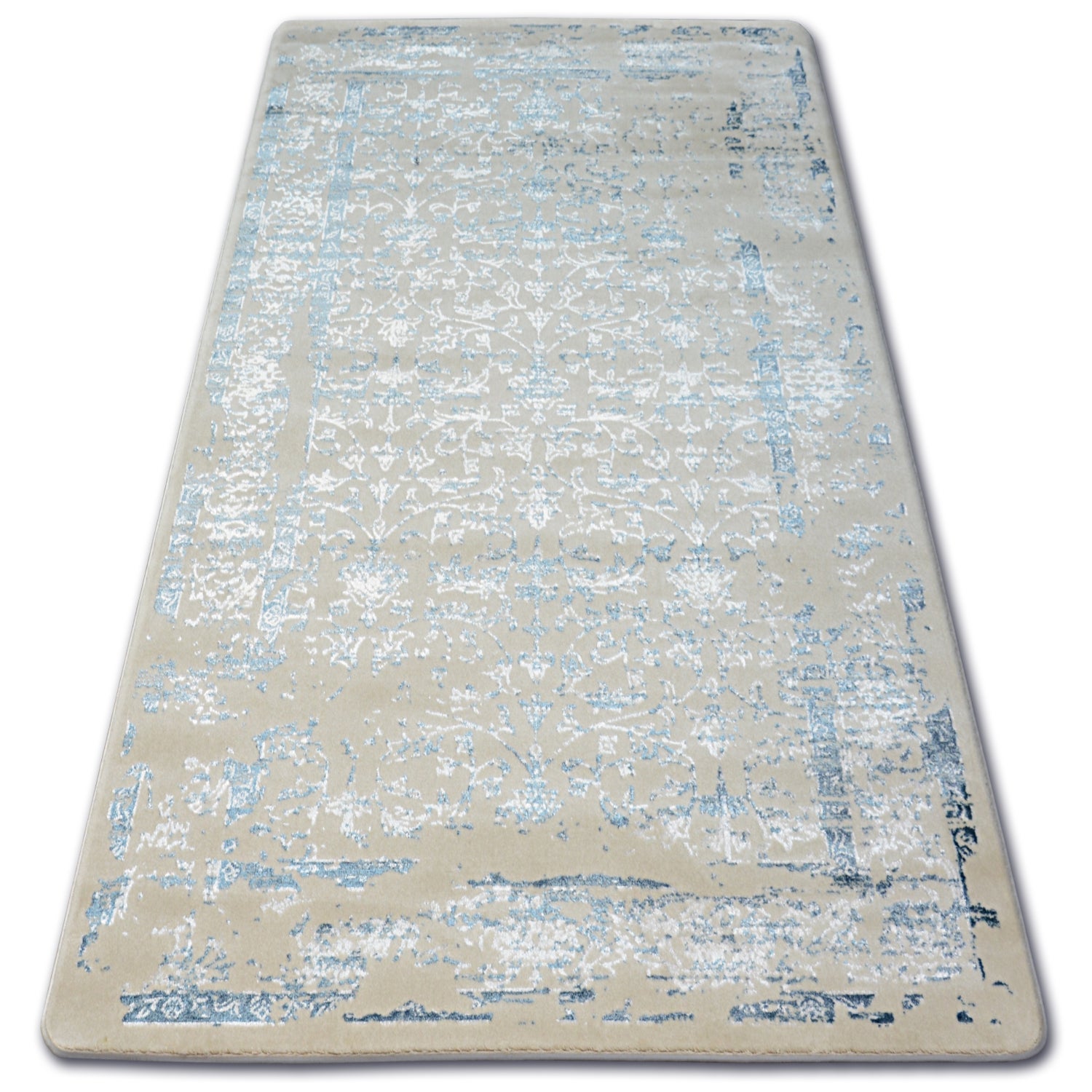 Dywan AKRYL MANYAS 0920 Blue/Ivory 80x150 cm