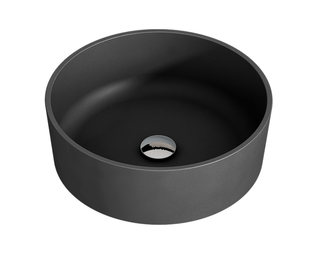 Umywalka nablatowa Solid Surface DENIA - czarny