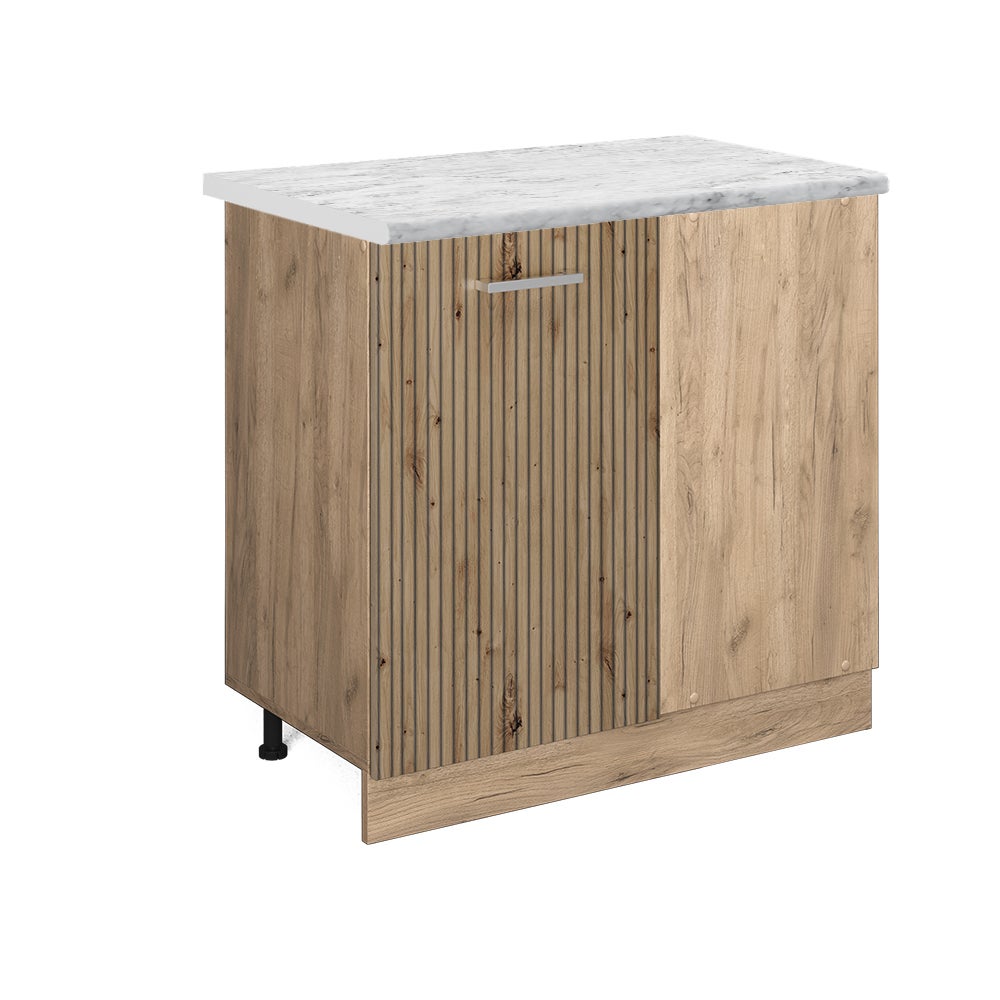 Vicco Szafka narożna R-Line, Dąb rzemieślniczy, 86 cm BP Marmur