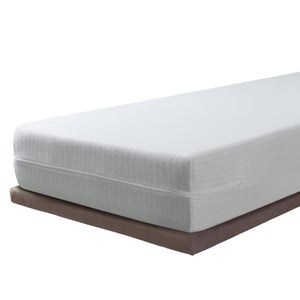 Coprimaterasso per letto matrimoniale con cerniera, 100% impermeabile, con cerniera, morbido e rinfrescante e silenzioso, rivestimento superiore rimovibile, profondità 25,4-30,5 cm