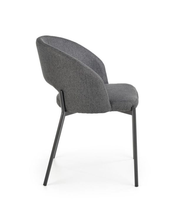 Krzesło tapicerowane K373 szare