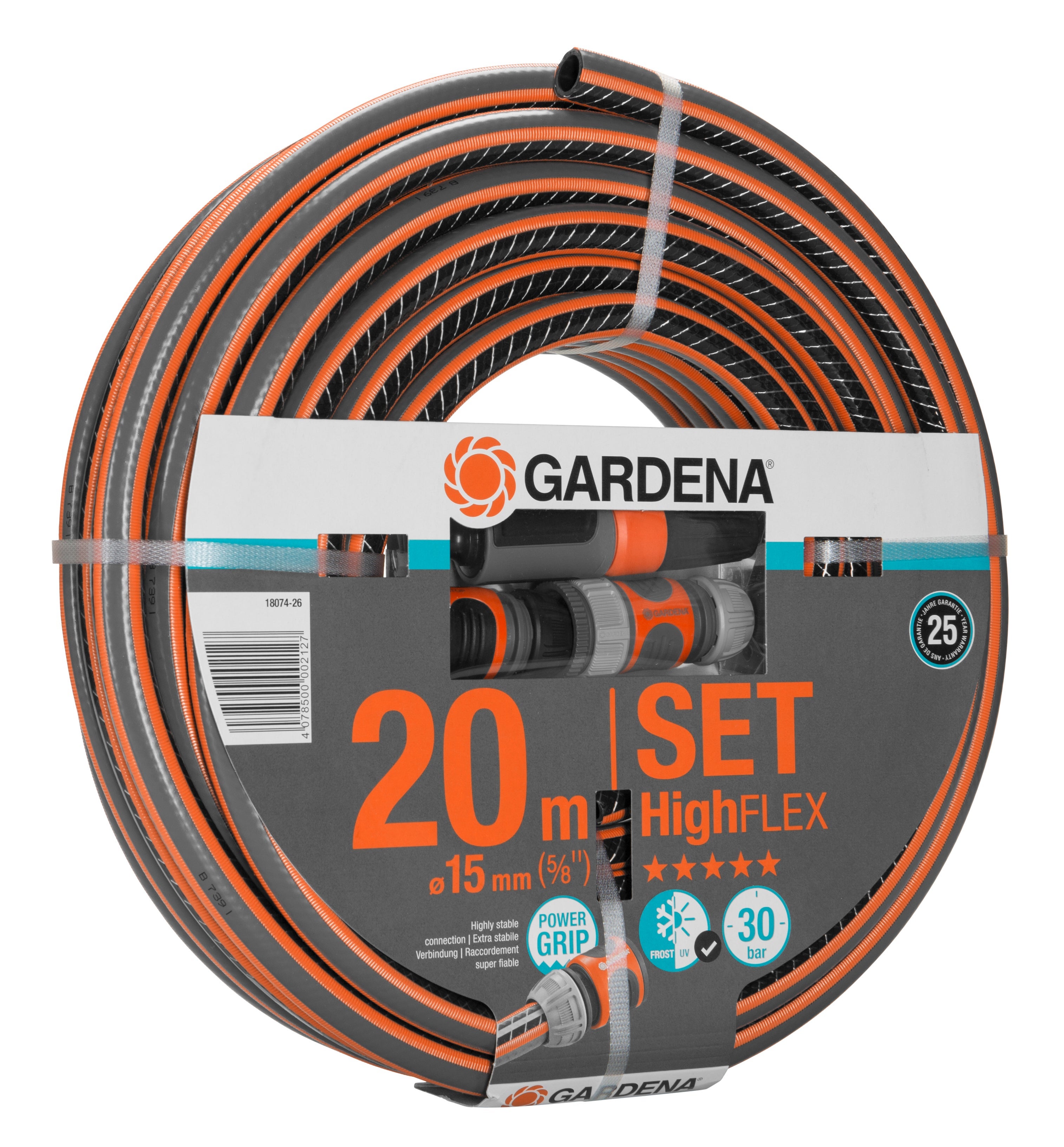 Wąż ogrodowy GARDENA Highflex L.20 m Śred.15 mm - 3