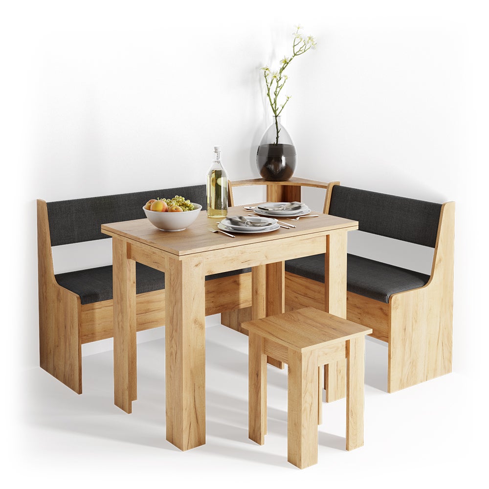 Vicco Table de salle à manger avec chaise Roman, Chêne de force doré, 60x90cm - 8