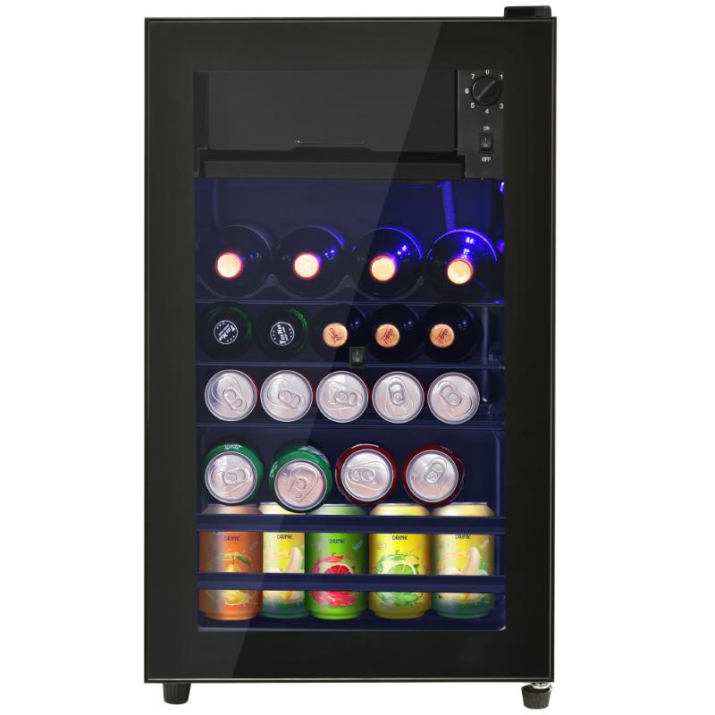 ITOMA Mini Frigorifero 6 Litri, Raffredda E Riscalda, Doppia Alimentazione 220V/12V, Silenzioso Per Camera, Auto E Ufficio, Nero - 5