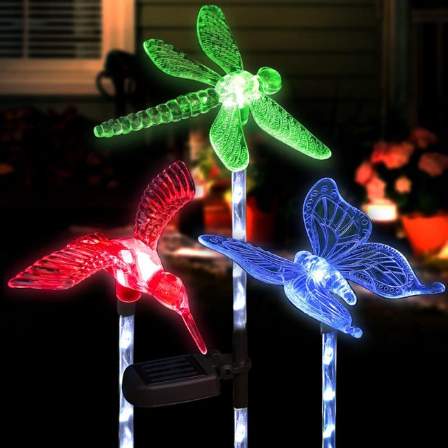 Lampade Solari da Esterni, 2 Pezzi Luci Solari, Lampade Solari da Giardino Design Grazioso Fiore per Piscina, Cortile, Vialetto, Patio, Alberi e IP65 Impermeabile (Fiori Cavi, 2 PCS Lampade Solari da Esterni, 2 Pezzi Luci Solari, Lampade Solari da Giardino Design Grazioso Fiore per Piscina, Cortile, Vialetto, Patio, Alberi e IP65 Impermeabile (Fiori Cavi, 2 PCS