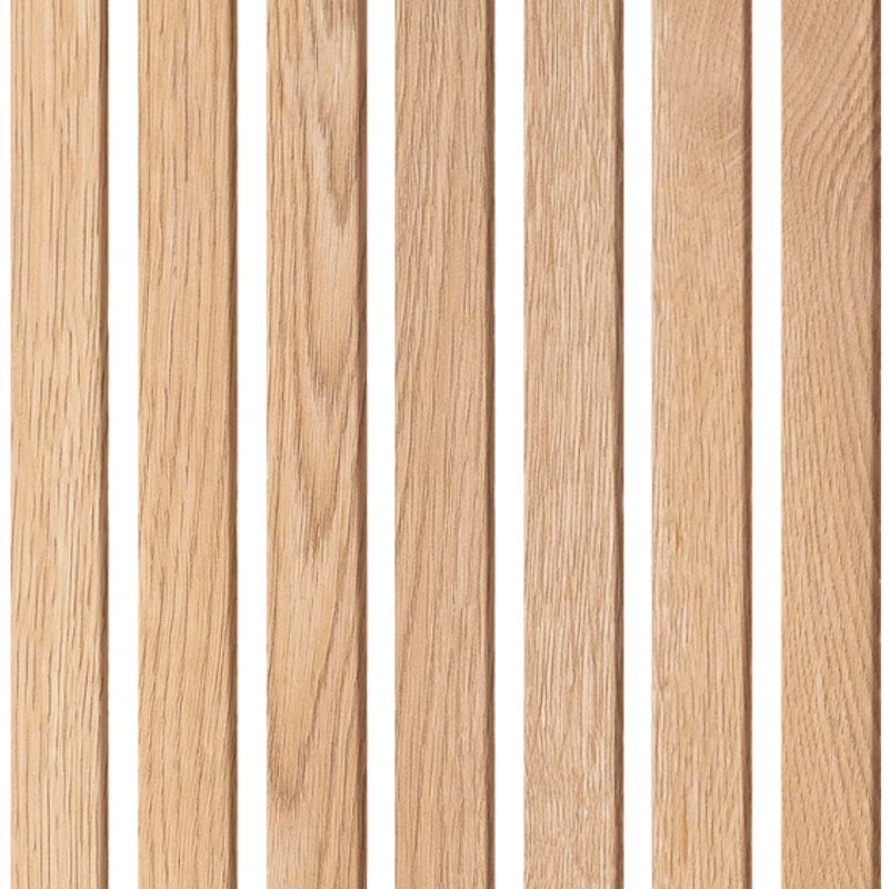 Crédence de salle de bain en Aluminium motif bois Beige 140x30 cm (en 2 bandeaux) - Japandi Blanc - 2