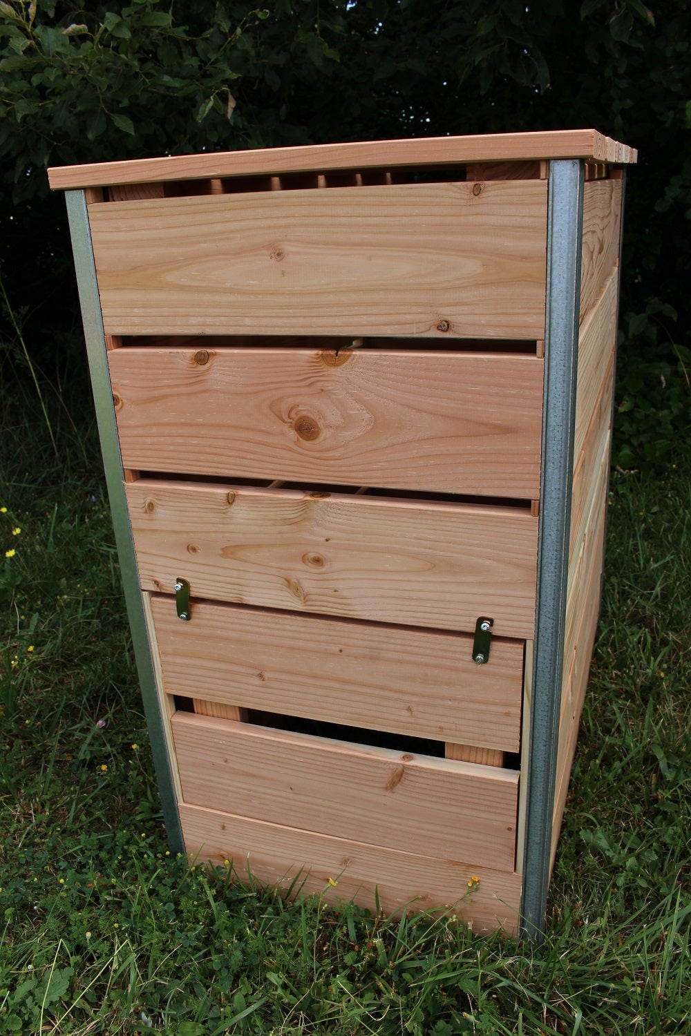 Composteur bois Douglas STEEL 246L - 4