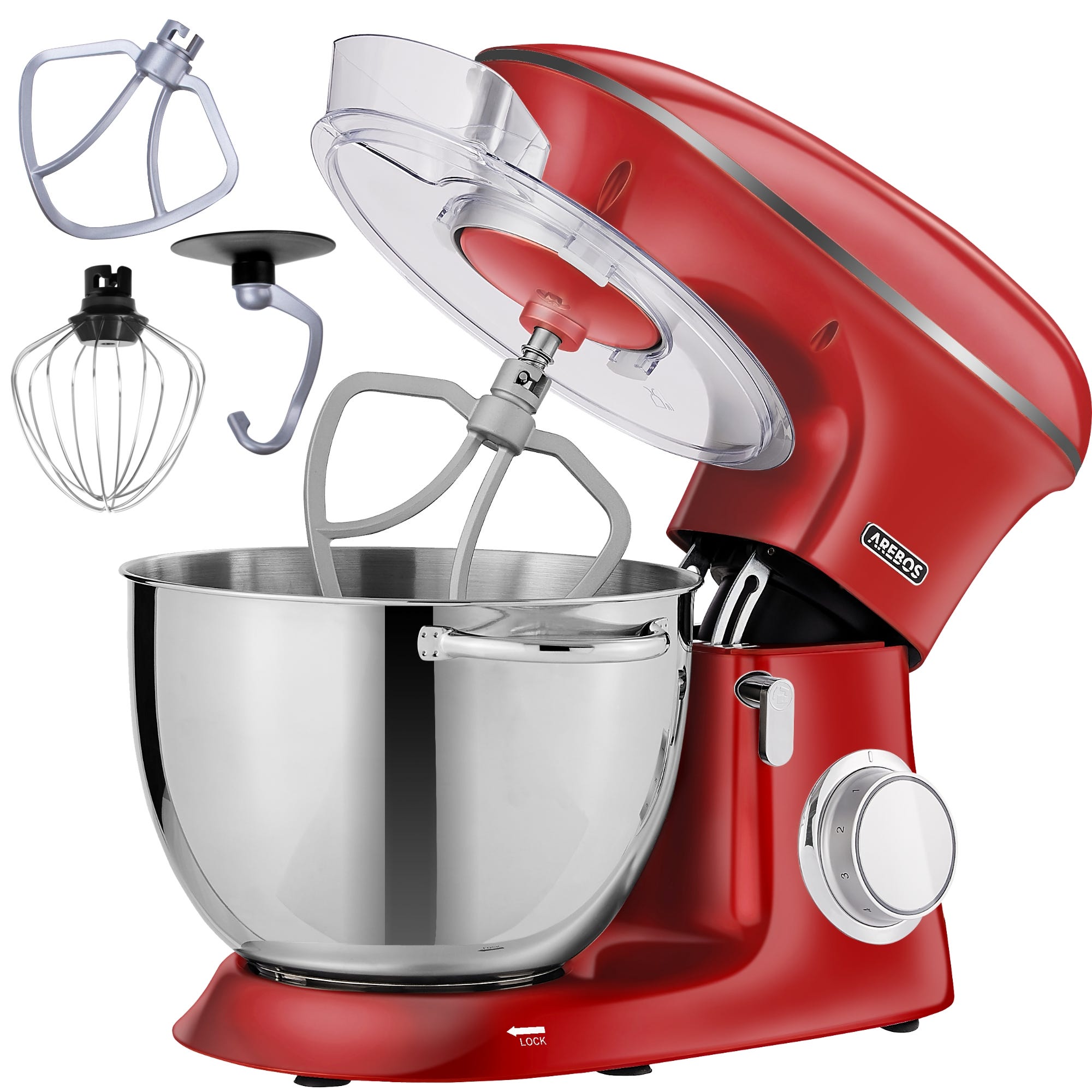 robot pâtissier Howork 8 Litre - rouge robot pâtissier Howork 8 Litre - rouge