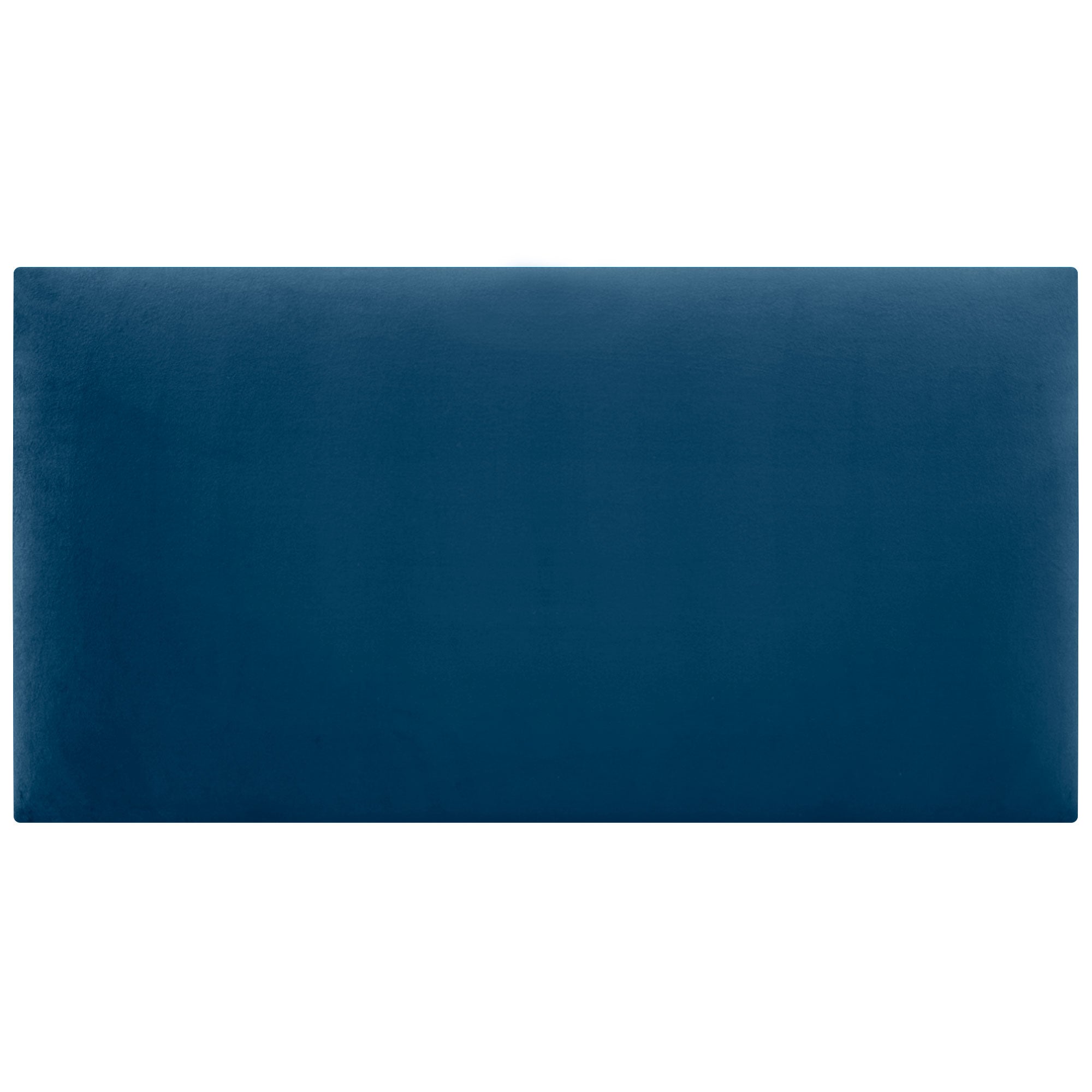 DHOME Testiera in Velluto Liscio Camera da letto Imbottita con Testiera Imbottita Moderna di Fascia Alta (Blu, 90x60cm) - 3