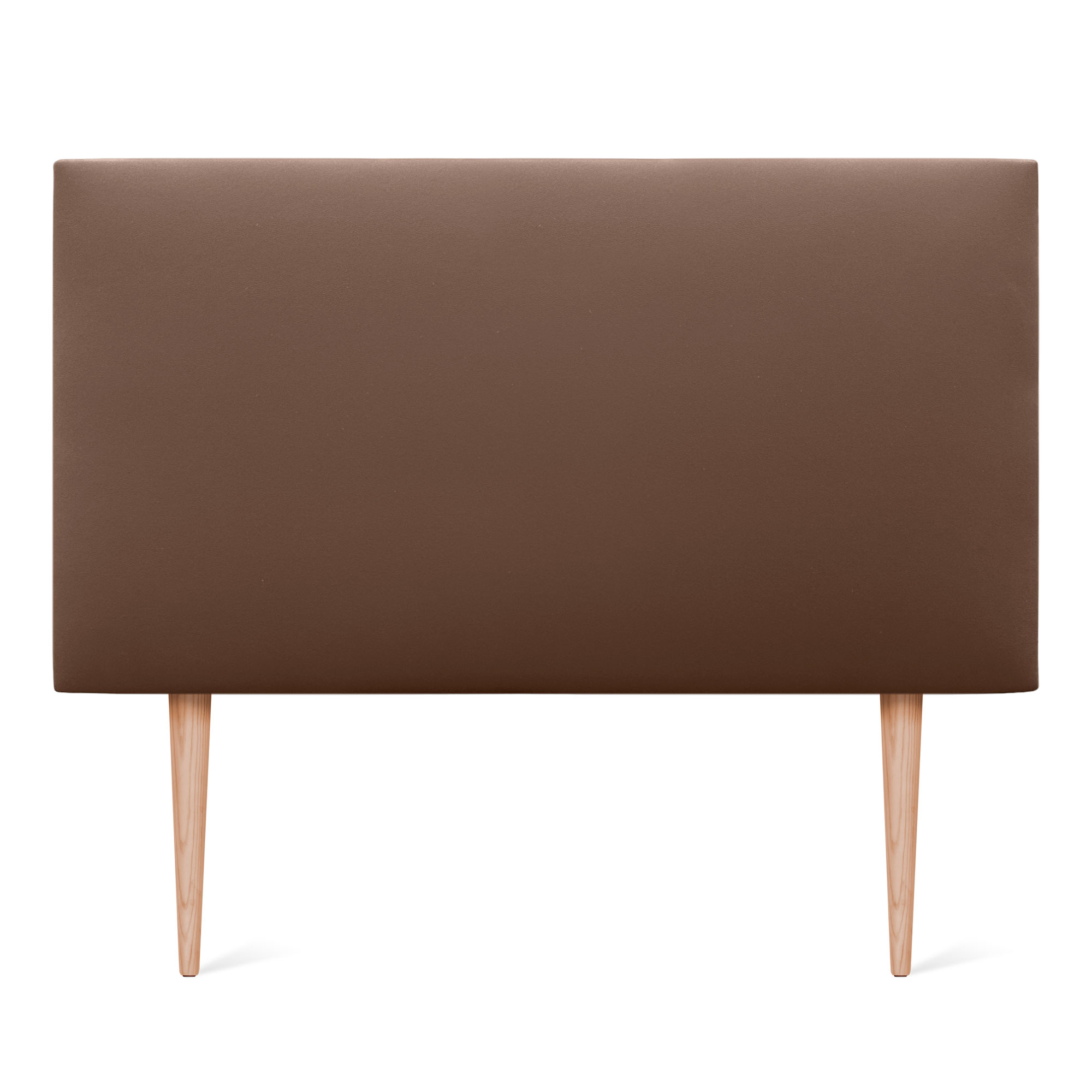 DHOME Cabecero de Polipiel Liso y con Patas cabeceros Cabezal tapizado Cama (Polipiel Arcilla, 105cm (Camas 80/90/105)) - 3