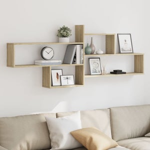 Mensole da Muro in Legno nobilitato, (NOCE, 60x60) | Leroy Merlin