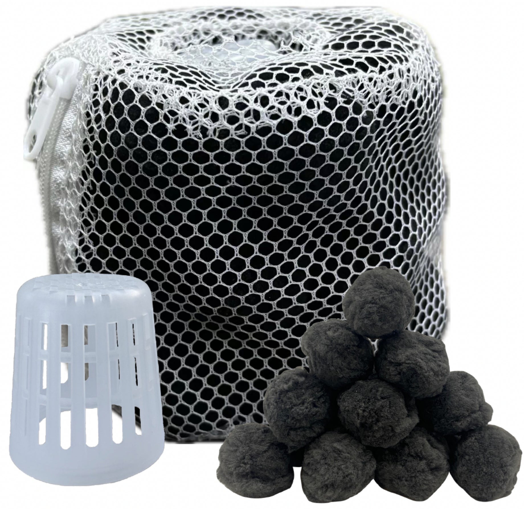 COIL Kulki filtracyjne Aqualoon black zamiennik filtrów kartuszowych do jacuzzi/spa z aktywnym węglem - 3