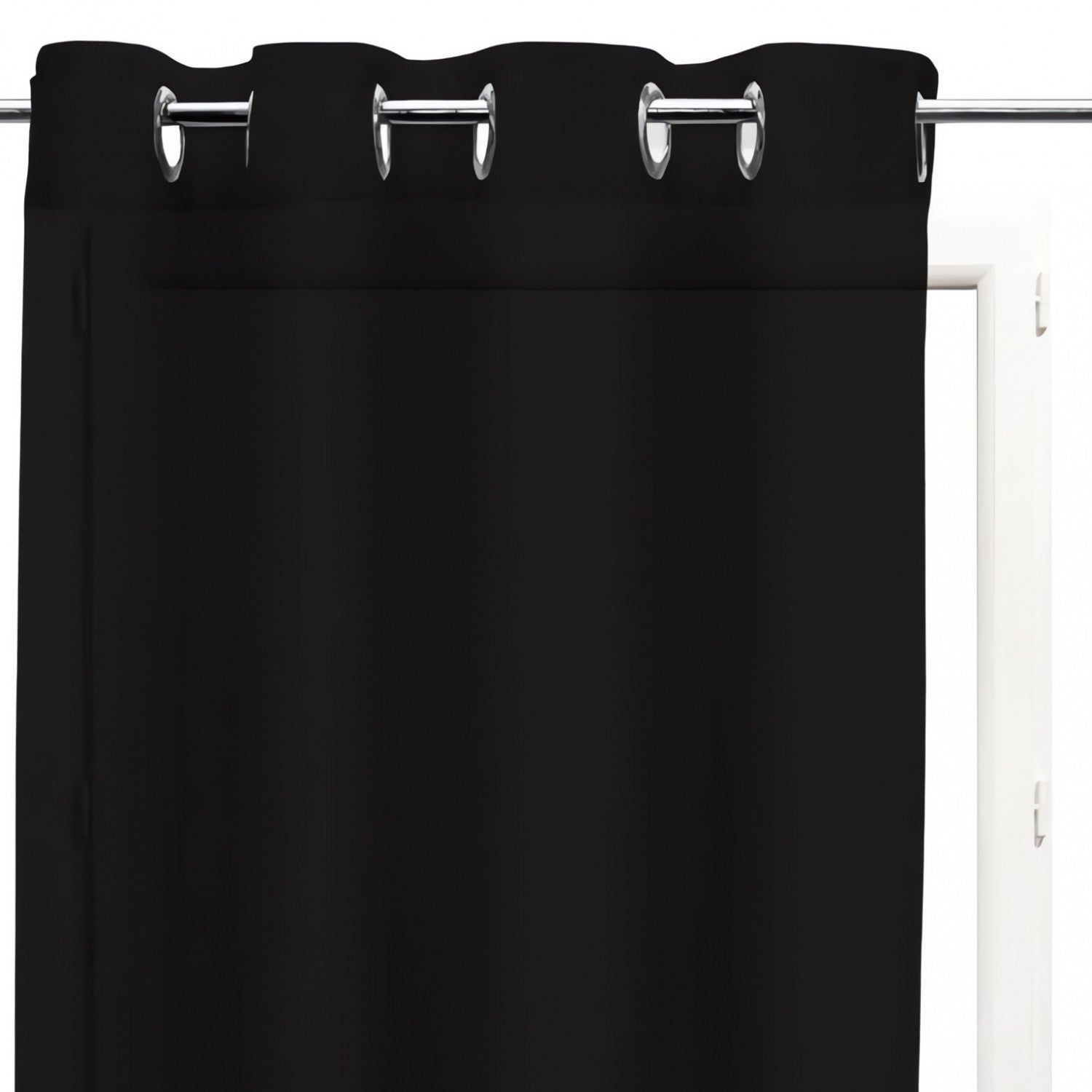 Torchon De Cuisine Soleil D'Ocre - Coton 100% - 50x70 Cm - Noir - Lavable Machine